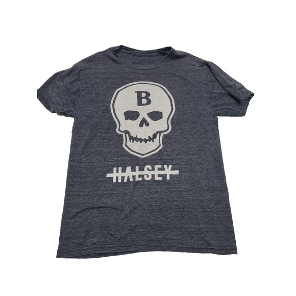 Halsey BADLANDS B SKULL Logo T-Shirt Women's Small Authentic & Licensed - Picture 1 of 11